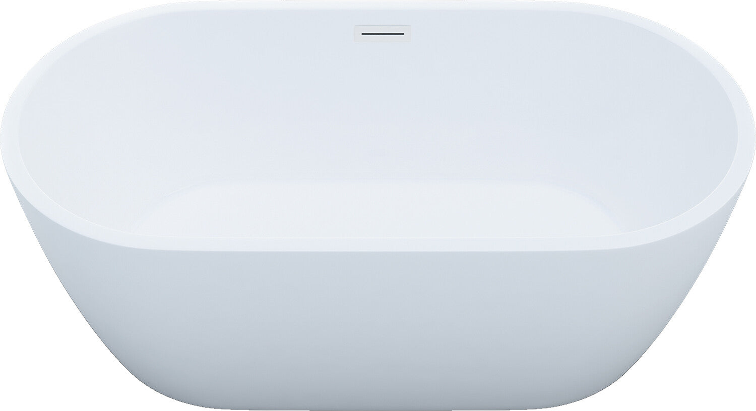 【テリーハウスOkinawa】ベタ Malibu Aldrin Oval Freestanding Soaking Bathtub 58