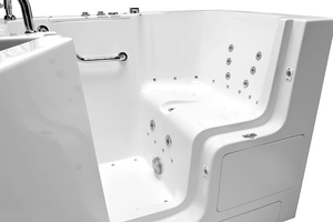 
                  
                    Walk-In Bathtub 33" x 55" x 40" with Combo Air & Whirlpool Massage Right Drain Heated Seat
                  
                