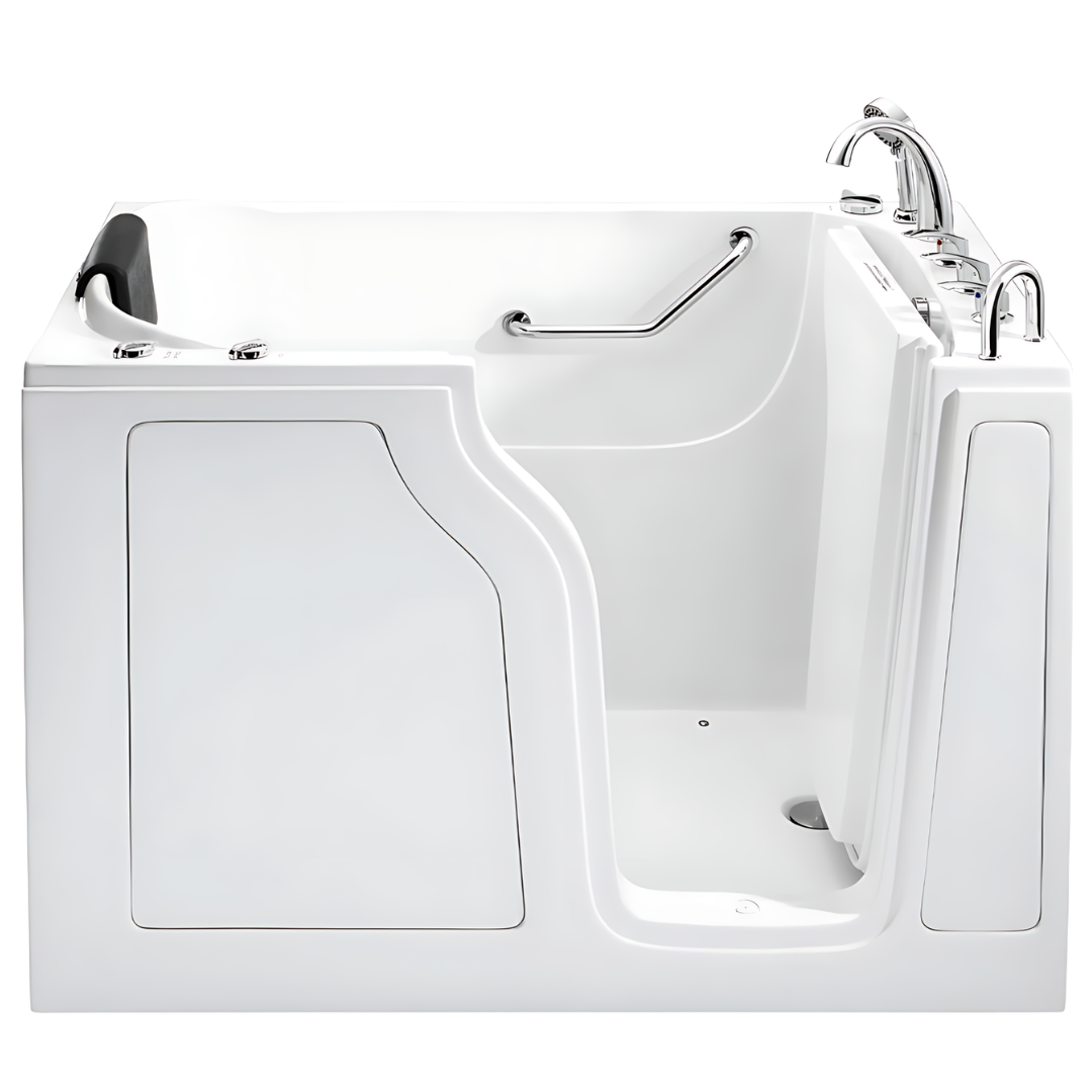 Walk-In Bathtub 33" x 55" x 40" with Combo Air & Whirlpool Massage Right Drain Heated Seat