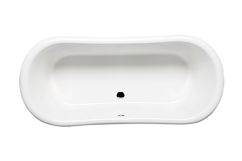 Malibu Blanca Bathtub 64" x 28" x 26" Freestanding