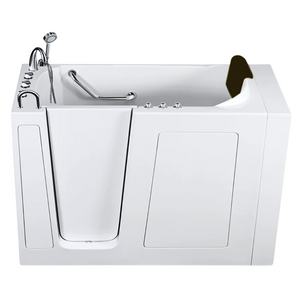 
                  
                    Walk-In Bathtub 30" x 55" x 46" with Combo Air & Whirlpool Massage Left Drain Heated Seat
                  
                