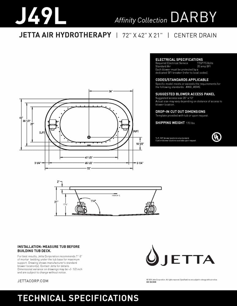 Malibu Home Bathtub by Jetta