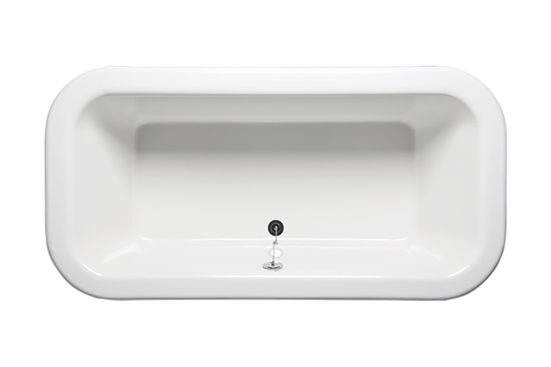 Malibu Diani Bathtub 72" x 36" x 24" Freestanding