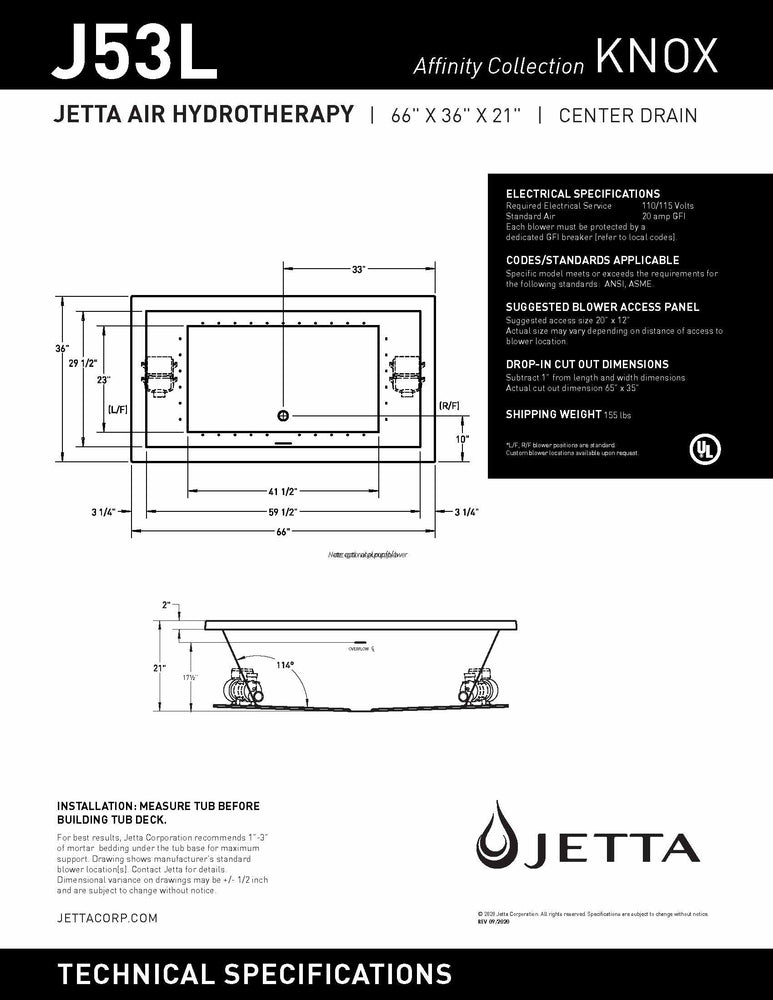 Malibu Home Bathtub by Jetta