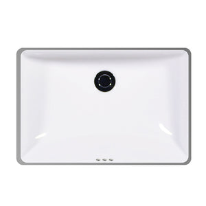 
                  
                    Malibu Home Muse Medium Undermount Lavatory Sink 18" White by Icera
                  
                