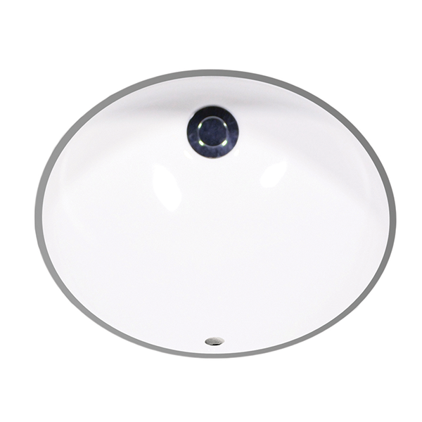 Malibu Home Malibu Grande Undermount Lavatory Sink Lavatory 19" White by Icera