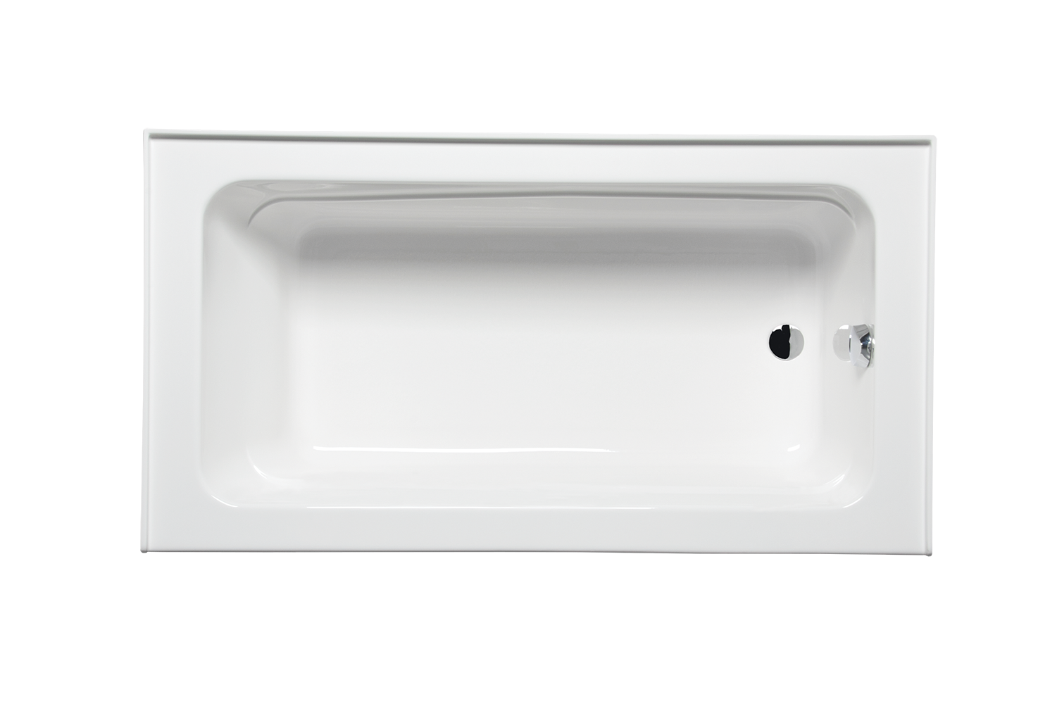 Blowout Special - Malibu La Jolla ADA RH Rectangle Massaging Air Jet Bathtub 60" x 32" x 18"