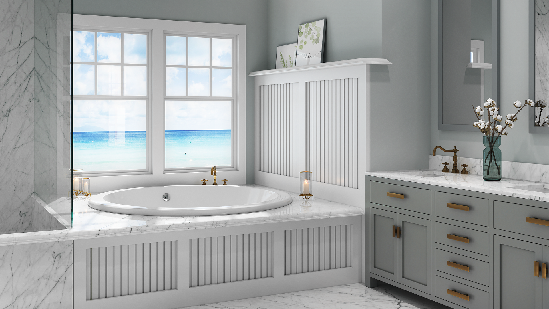 Malibu Morro Bathtub 60" x 60" x 21" Drop-In