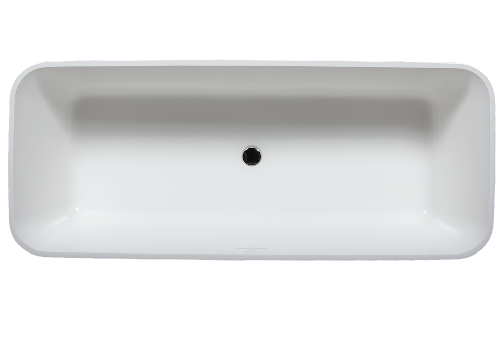 Malibu Orchid Bathtub 63" x 30" x 23" Freestanding