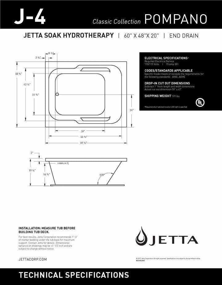 Malibu Home Bathtub by Jetta