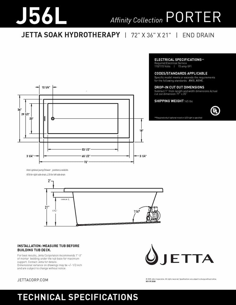 Malibu Home Bathtub by Jetta