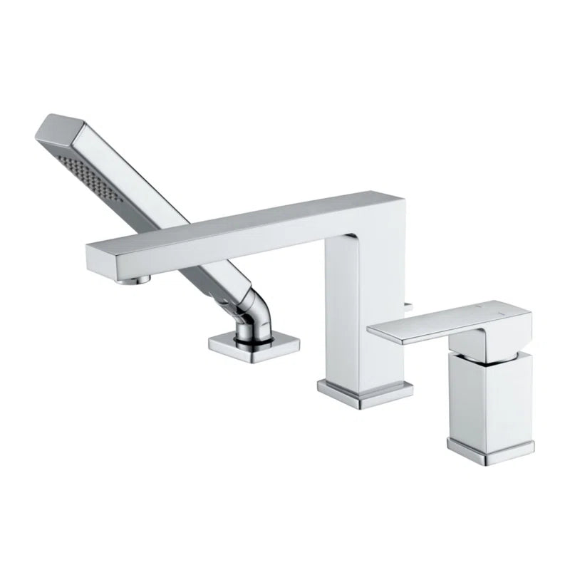 Malibu Rift One-Handle Roman Tub Faucet with Hand-Shower