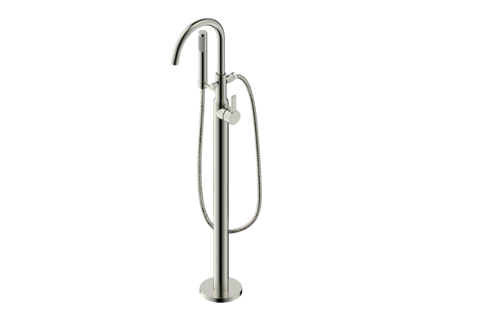 
                  
                    Malibu Euro Floor Mount Tub Filler with Hand-Shower
                  
                