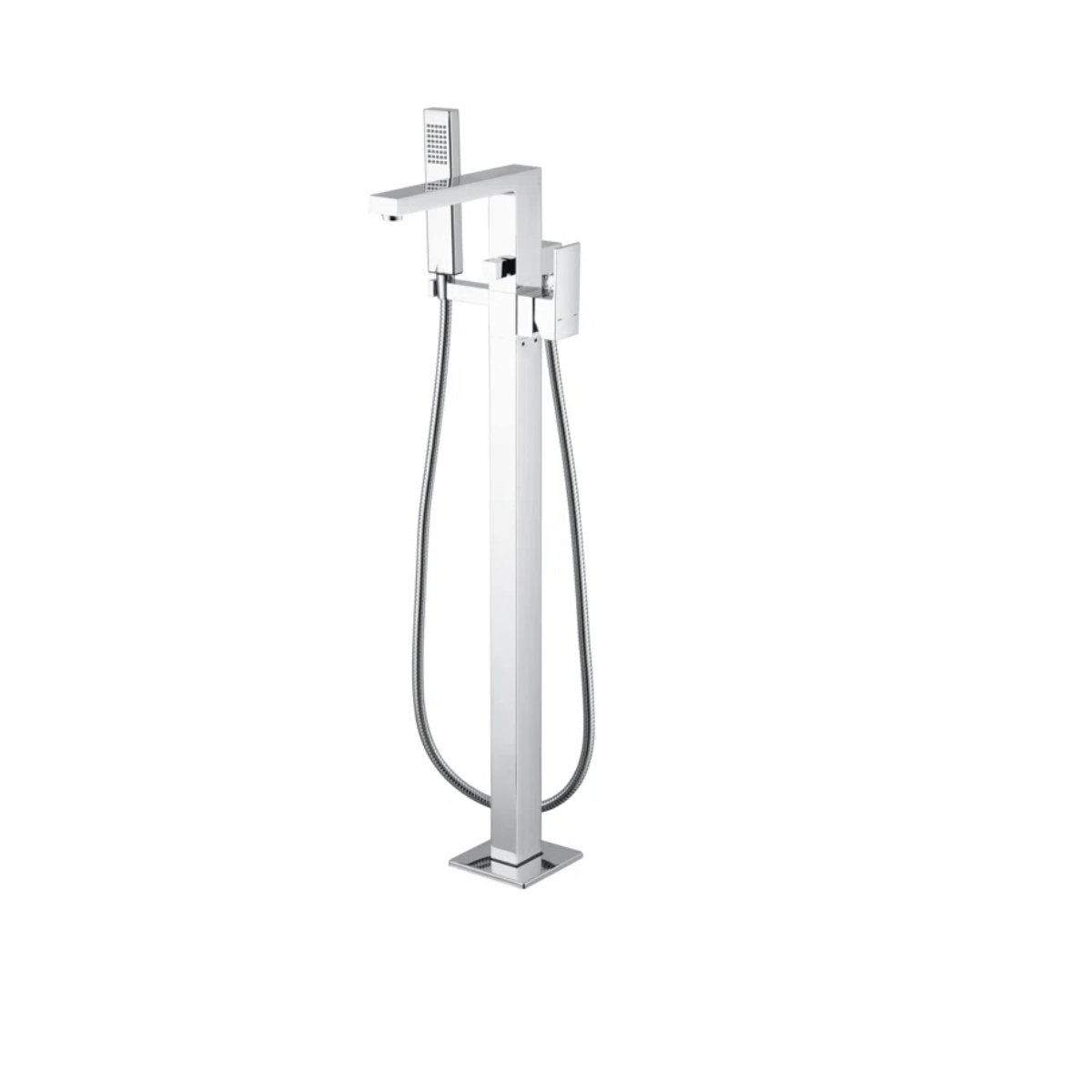 Malibu Rift Floor Mount Tub Filler with Hand-Shower