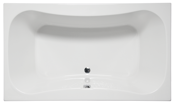 Malibu Vero Bathtub 72" x 42" x 24" Drop-In