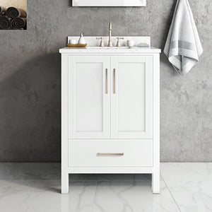 
                  
                    Malibu Home Malibu Vanity Cabinet, 30-in Single Basin with Stone Top by Icera
                  
                