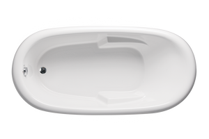 
                  
                    Malibu Arashi Oval Soaking Bathtub 72" x 40" x 22"
                  
                