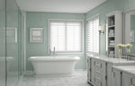 Malibu Biloxi Oval Soaking Bathtub 66" x 35" x 25"