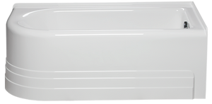 
                  
                    Malibu Broad RH Rectangle Soaking Bathtub 66" x 32" x 21"
                  
                