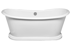 
                  
                    Malibu Blanca Oval Soaking Bathtub 64" x 28" x 26"
                  
                