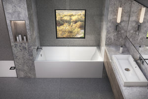 
                  
                    Malibu Driftwood LH Rectangle Soaking Bathtub 72" x 32" x 22"
                  
                