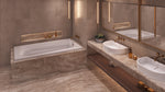 Malibu Fairfield Rectangle Soaking Bathtub 60" x 32" x 22"