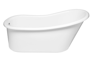 
                  
                    Malibu Glass Oval Soaking Bathtub 60" x 29" x 27"
                  
                