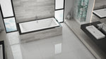 Malibu Naples Rectangle Massaging Air Jet Bathtub 72" x 36" x 22"