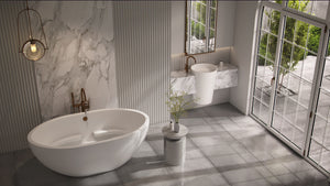 
                  
                    Malibu Newport Oval Soaking Bathtub 72" x 40" x 24"
                  
                