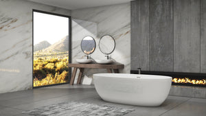 
                  
                    Malibu Sunset Oval Soaking Bathtub 58" x 32" x 22"
                  
                