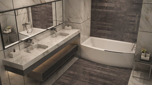 
                  
                    Malibu Tulum RH Rectangle Soaking Bathtub 60" x 32" x 18"
                  
                