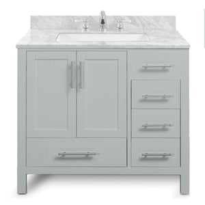 
                  
                    Malibu Home Malibu Vanity Cabinet, 36-in Single Basin with Stone Top by Icera
                  
                